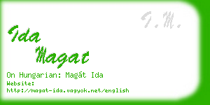 ida magat business card