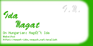 ida magat business card